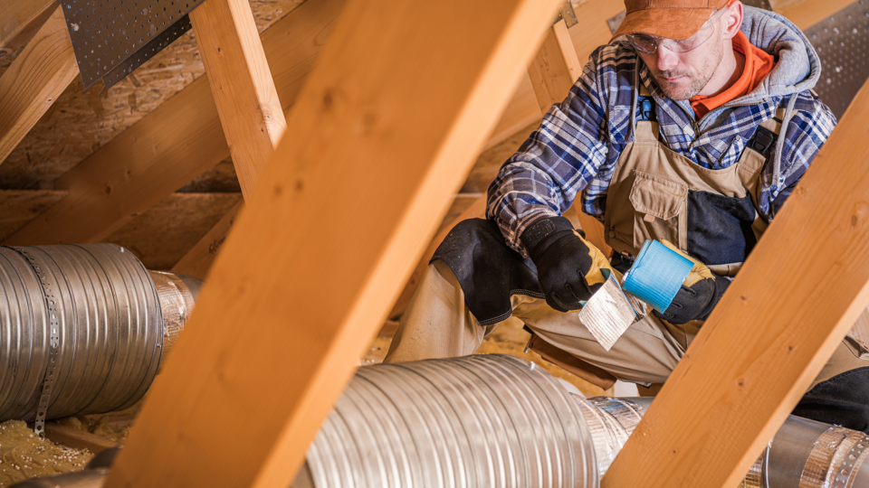 attic duct sealing