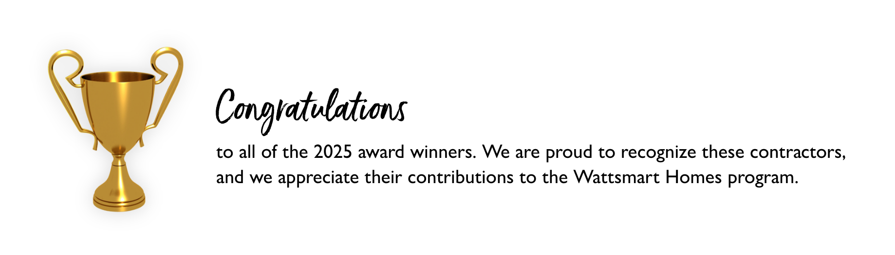Congratulations
